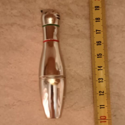 Metal Bowling Pin Lighter used, collectible