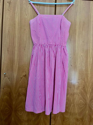 Julia Bergovich dress petit checkered like new, size S