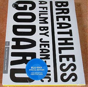 Breathless (À bout de souffle 1960) Jean-Luc Godard - Criterion Blu-ray region A