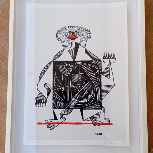 Limited Edition Art Print by A.Kipades framed, used