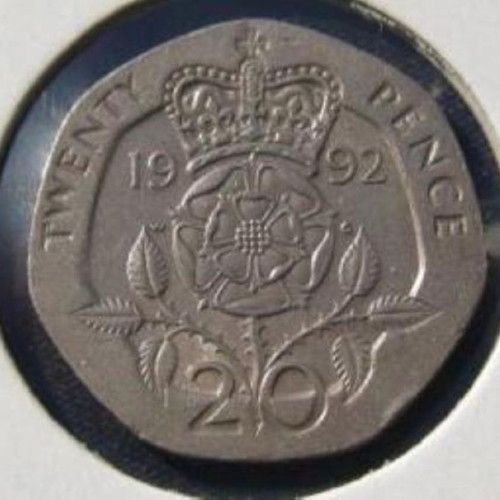 England 20 Pence 1992 like new