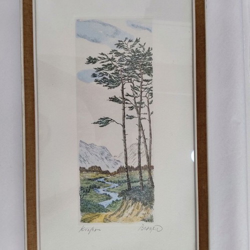 Framed painting like new, 37x22 cm