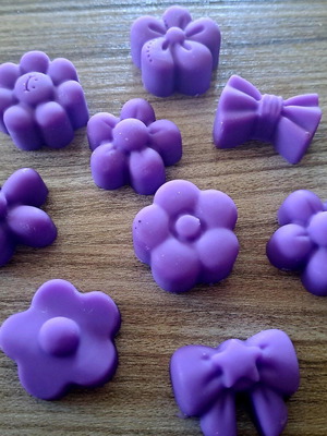 Wax melts χειροποίητα, πακέτο 10, κερί σόγιας με άρωμα λεβάντα