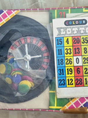 Roulette Lotto board game used