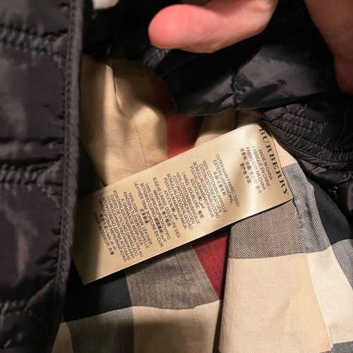 Burberry Brit trench coat women's black L like new