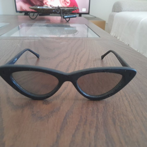 Tiwi sunglasses used, mirror lenses, black
