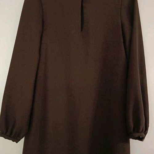 Zara dress brown medium length like new, size M