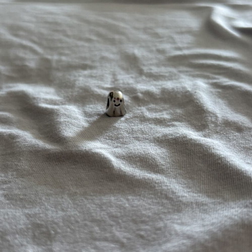 Pandora ghost charm, silver