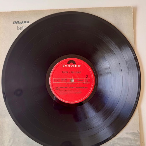 The Cure Faith LP used, 1981 Greek first edition