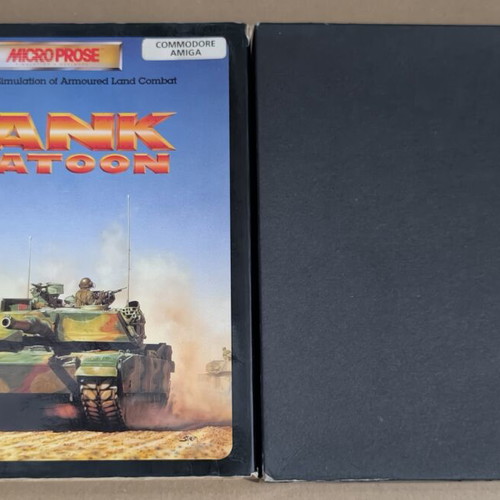 M1 Tank Platoon MicroProse Amiga game like new, complete in box
