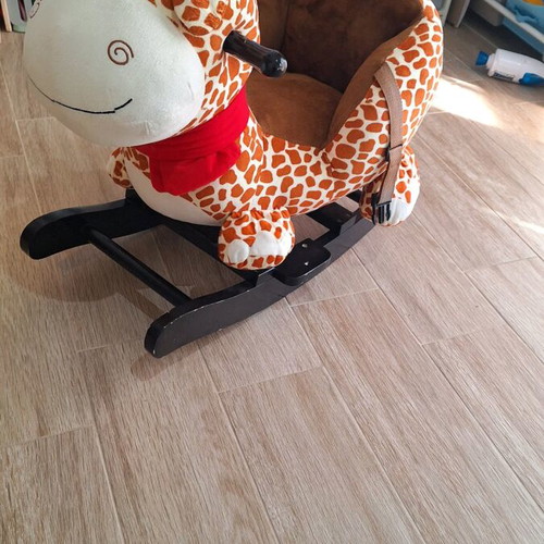 Baby rocking toy with sound like new