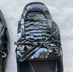 Car Shoe γόβες δερμάτινες λουστρίνι 38 EU σαν καινούργιες, μαύρες