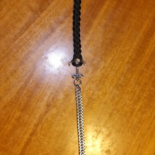 Jools men's bracelet like new, black and silver