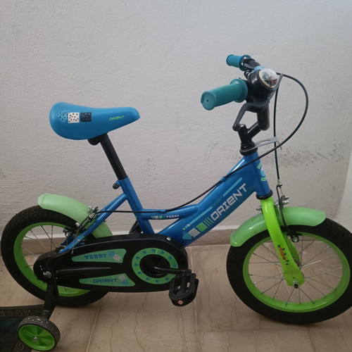 Children's city bike like new, blue