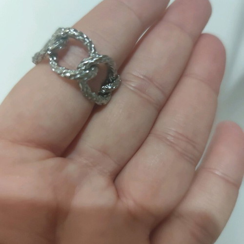 Just Cavalli ring made of stainless steel new silver