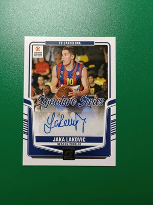 Panini Euroleague Lakovic autograph card like new