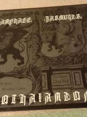 PANPHAGE / JARVINDR Gøthalandom LP new, limited red vinyl