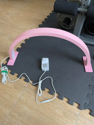 Half Moon Shape LED Table Lamps and Nail Drill with Pedal, like new