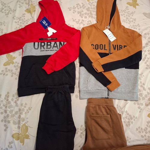 Boys' sets new with tags, size 12, Energiers and Orchestra