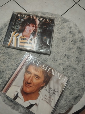 Rod Stewart CDs used, pack of two, collectible