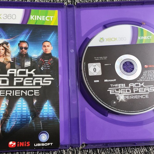 The Black Eyed Peas Experience Xbox 360 game used, Kinect required