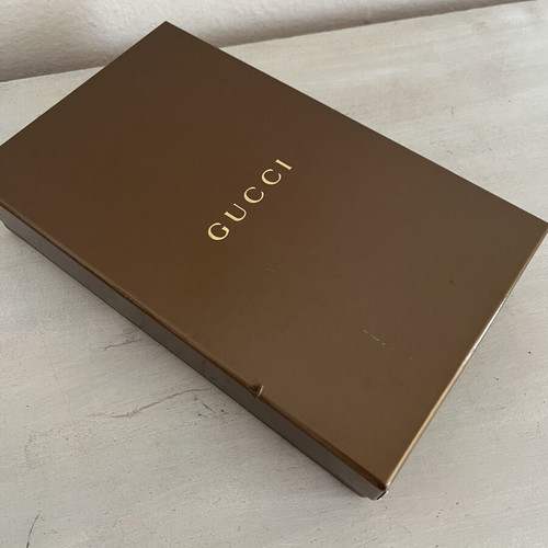 Gucci keychain new, brown