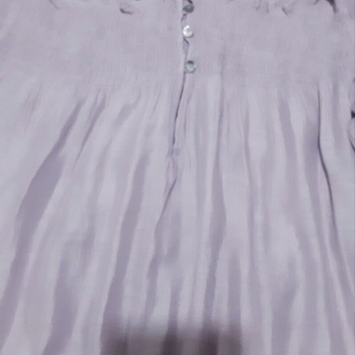 Zara off-shoulder top large/xlarge, like new, lilac cotton