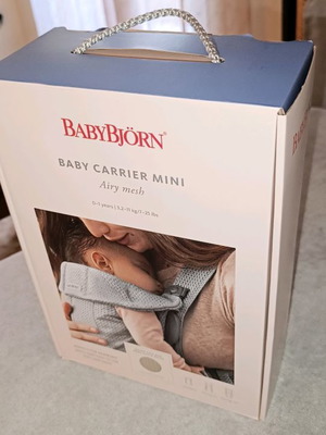 BabyBjorn Κλασικός Μάρσιπος Mini μεταχειρισμένος, Mesh Greige