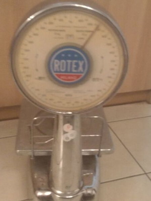 Ζυγαριά μηχανική Rotey Milano 1960-1970 μεταχειρισμένη, συλλεκτική