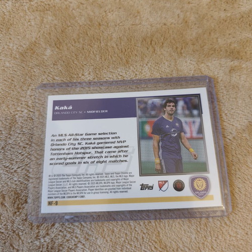 Kaka Orlando City 2025 Topps Chrome MLS 30th Anniversary card new