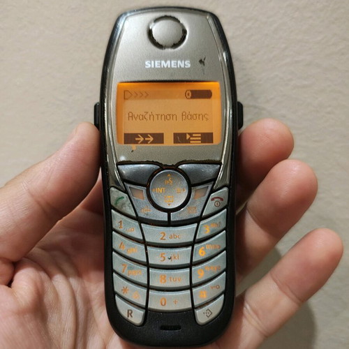 Siemens sl1 used without charger, no sim card support