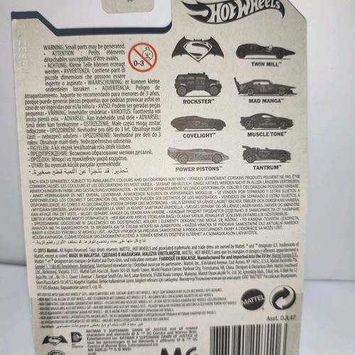 Hot Wheels Diecast DC Superheroes Wonder Woman Tantrum 1:64 New