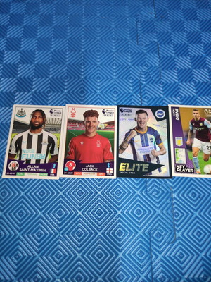 Premier League football cards set of 4 players like new