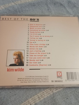 Kim Wilde Best of the 80's CD άλμπουμ συλλογή, ποπ
