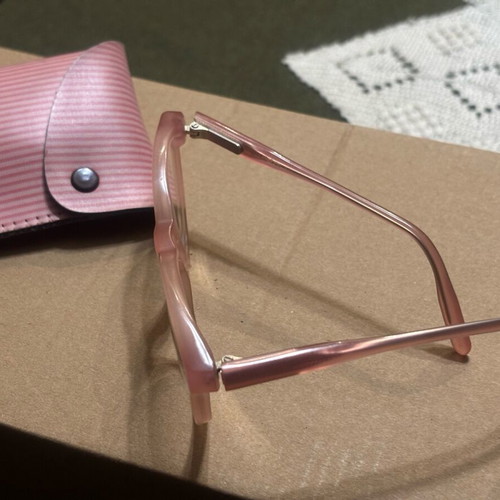 Children's glasses like new, pink plastic frame