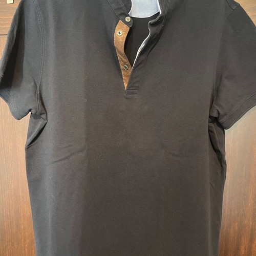 Massimo Dutti Polo Piqué Shirt Men’s New Blue Medium