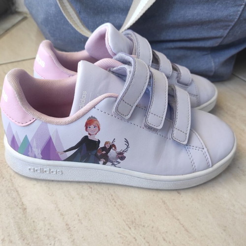 Adidas Frozen sneakers size 32, pink and purple