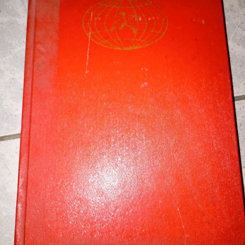 Stamp collection used with album