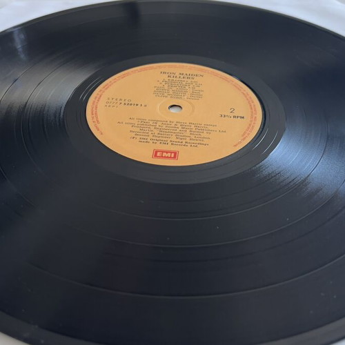 Iron Maiden Killers LP vinyl 1981 first press mint condition