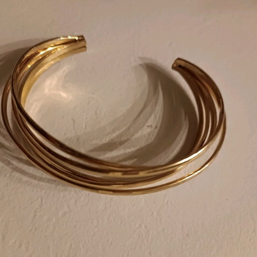 Medusa ring and bracelet like new, set
