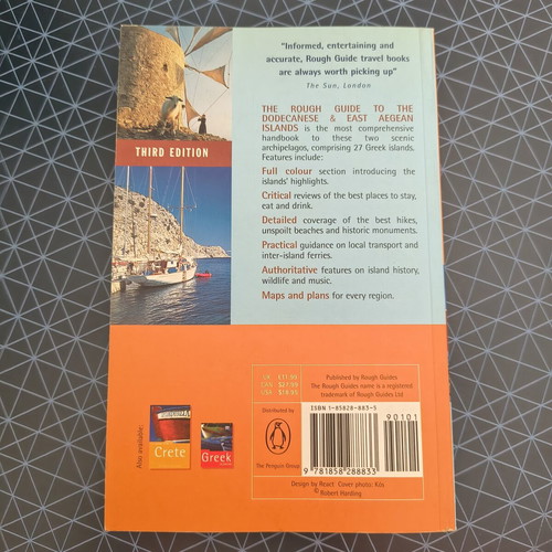 The Rough Guide to The Dodecanese & East Aegean Islands book, English