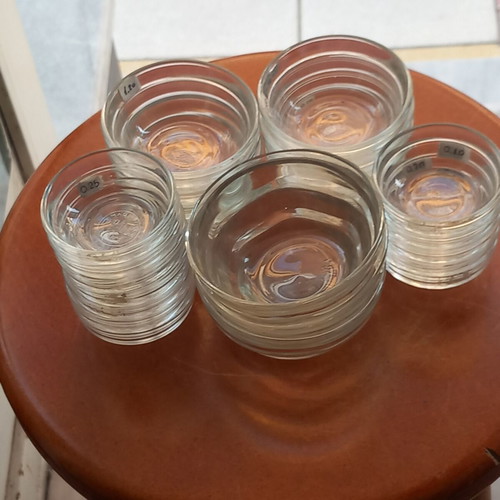 Duralex Glass Bowls Pack of 110 Like New, Multiple Sizes