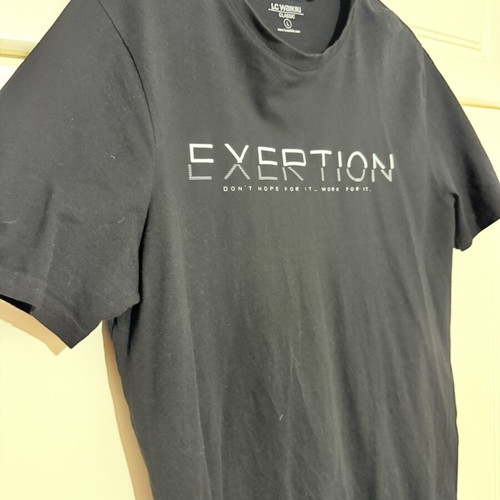 Men's T-shirt Exertion black, XL, like new