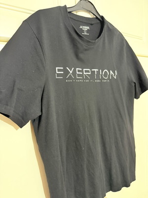 Men's T-shirt Exertion black, XL, like new