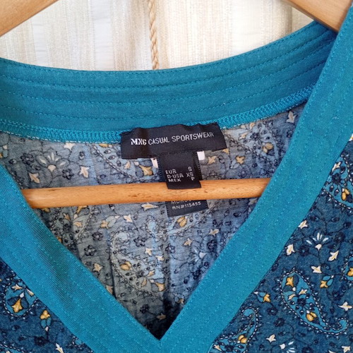 Boho dress Mango like new, colorful, size M