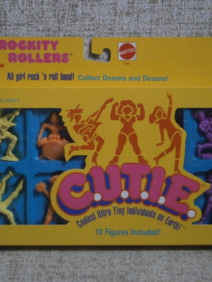 Rockity Rollers C.U.T.I.E. Mattel vintage figures new sealed