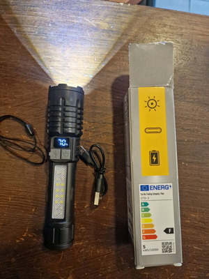 Led rechargeable flashlight new