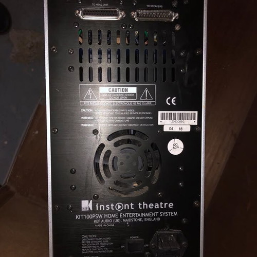 KEF Home Cinema used with occasional CD/DVD tray issue