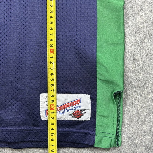 Vintage 90s Game Worn Canadian Football Jersey #8 Ridge Navy Green M used
