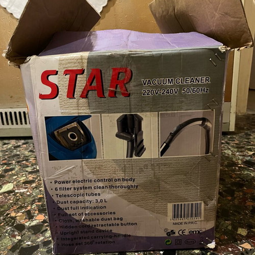 Star vacuum cleaner 1400W Max like new